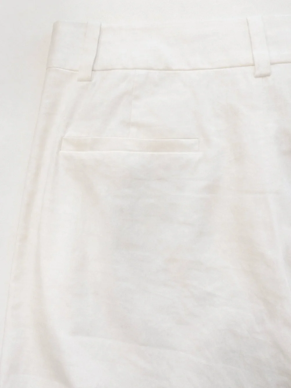 Favorite Daughter Linen Wide Leg Pants High Rise Ivory Size 14 - Picture 6 of 7